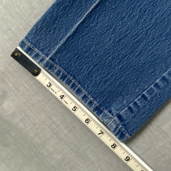 Nine West Vintage America Jeans Sz 14 Mid Rise Straight Leg Blue Jeans - Picture 5 of 13
